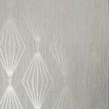 Papel Tapiz Geométrico Marquise Geo Cuarzo - 10m x 52cm