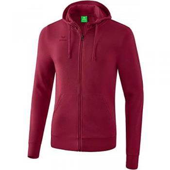 Erima Basic Junior Zip Hoodie Bordeaux 152 cm Unisex