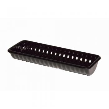 Molde para Rehrücken de 30x10 cm, Emaille Negro, Profibäcker, Inducción