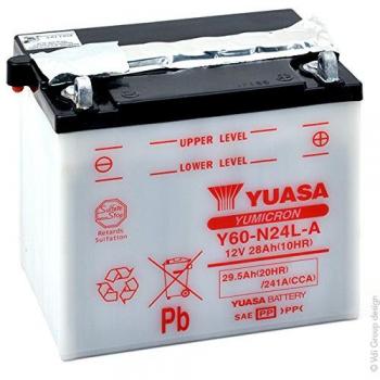 Bateria yuasa y60n24la combipack moto motor repuestos ciclomotor accesorios