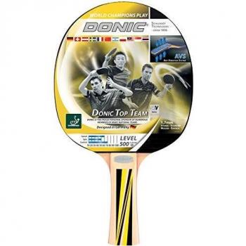 Donic-Schildkröt Top Team 500 Table Tennis Racket with AVS Grip and ITTF Approved Rubber