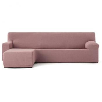 Funda para chaise longue de brazo corto izquierdo Eysa JAZ Rosa 120 x 120 x 360 cm