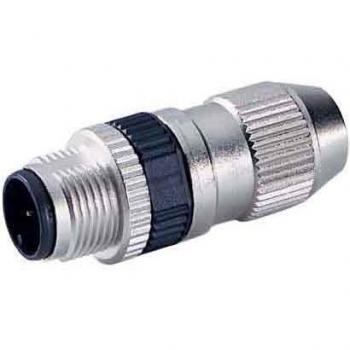Murrelektronik 7000-12491-0000000 Circular connector for field assembly, Sensor/actuator connector, Plug, straight, No. of pins (RJ): 4, 1 pc(s)