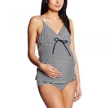 MAMALICIOUS MLDORINE STRIPED TANKINI-Bikini premamá  Mujer    multicolor