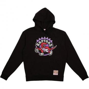 Sudadera Mitchell & Ness NBA Raptors Team Logo Negro
