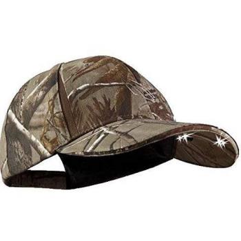 Panther Vision 280630 - Gorra para hombre y mujer con luz LED incorporada y estampado de camuflaje