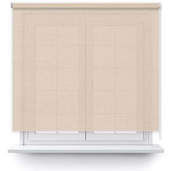 Estor Enrollable Screen Basic 5% Personalizable 100x200cm - Blanco Lino Translúcido con Fácil Instalación y Máxima Calidad