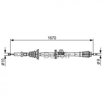 Bosch 1987477357 cable de freno