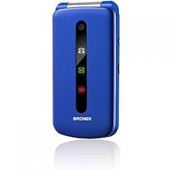 Teléfono Celular Brondi President Dual SIM 3 Azul/Violeta con Cámara 1.3 MP y Radio FM