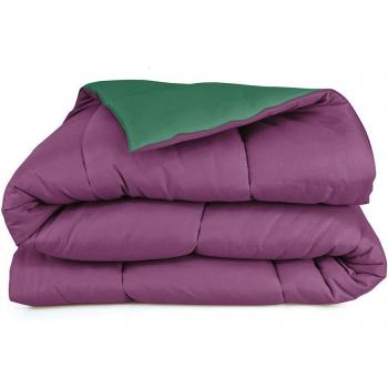 Relleno Nórdico Bicolor Gante Morado-Verde 240x220 cm