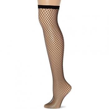 Smiffy's-42746 Miffy Medias de rejilla, Color Negro, Talla Unica