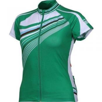 Ziener - Maillot de ciclismo para mujer, tamaño 42, color verde