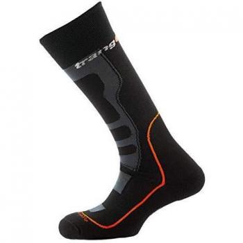 Trangoworld Kidion Calcetin, Unisex Adulto, Gris Plomo/Negro, S
