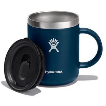 Hydro Flask 12 oz Vacuum Insulated Travel Coffee Mug with Handle - Indigo, 355 ml, BPA-Free