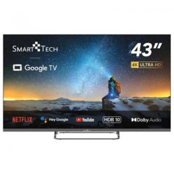Smart Tech 43UG02V - Televisor LED Smart de 43 pulgadas (109 cm) Ultra HD 4K con Google TV