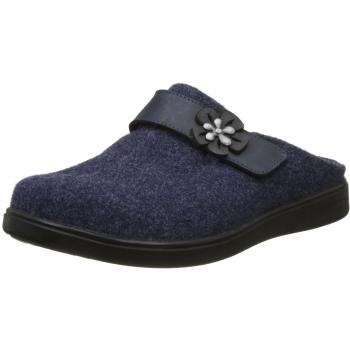 Romika Women's Gomera 03 Open Back Slippers, Blue