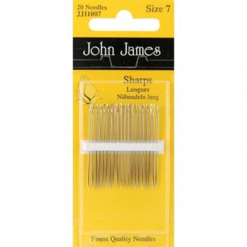 Sharps Hand Needles-Size 7 20/Pkg