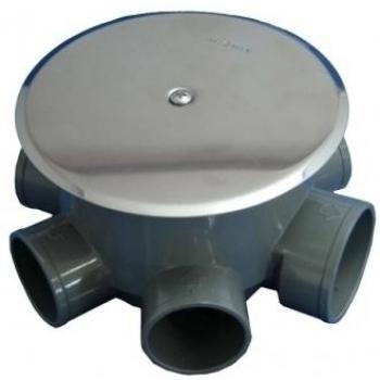Bote Sifónico PVC T-85 110 50-40 Altura 105 mm.
