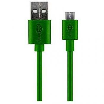 Cable USB A a Micro-USB B 1m Verde