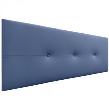 Cabecero Tapizado de Polipiel AQUALINE Pro - Azul 160cm para Camas de 150/160 cm