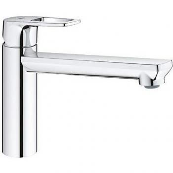 Grifo Monomando Grohe 31706000 - Grifo de cocina, acabado cromado, mecanismo de cartucho cerámico, altura del caño: 28 cm, caudal máximo: 5 l/min a 3 bar
