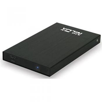 Nilox 06NX102504001 Disco Duro portátil 2.5 Negro Storage Drive Enclosure - Disco Duro en Red