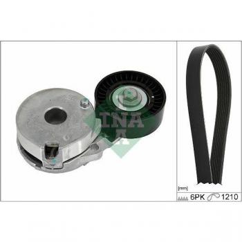 Correa acanalada con tensor INA V-Ribbed Belt Set 529 0512 10