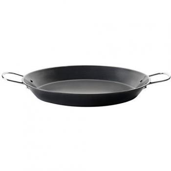 Ibili 501046 Plato de paella Gandia, Acero, Negro, 46 x 58 x 5 cm