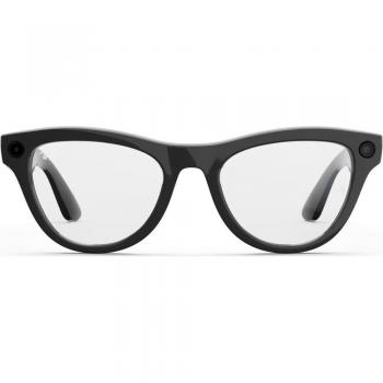 Ray-Ban Meta Skyler Smart Glasses with Blue Light Block - Shiny Black, Gen S Transitions, Men's Eyeglasses Size 52