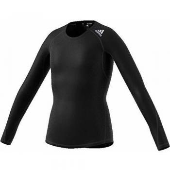 adidas Yg Ask SPR LS W Camiseta De Manga Larga, Unisex niños, Negro/Blanco, 140