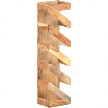 Botellero de Madera Maciza de Acacia para 5 Botellas