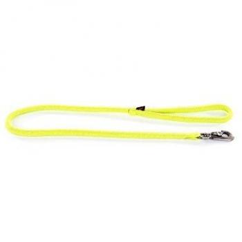 Correa de Nylon Tubular para Perros - Confort Ronda 13mm, 100cm, Color Verde Limón