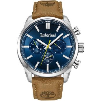 Reloj Timberland TDWGF0028702 - Elegante reloj de hombre Henniker con correa de piel marrón