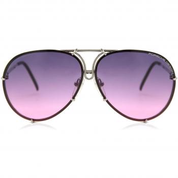 Porsche Design P8478 M Men's Titanium Sunglasses Black 69mm