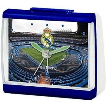 Seva Import Real Madrid Despertador, Unisex Adulto, Blanco/Azul, Talla Única