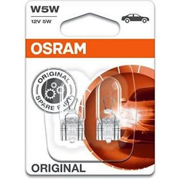 OSRAM W5W Sidelight Bulbs Twin