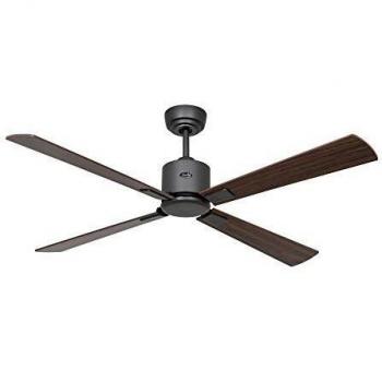Casafan Ventilador de Techo Eco Neo III 132cm 952212 / Bajo Consumo DC/Oscuro con aspas de Madera/Silencioso/Temporizador/hasta 25m2 / 2,3 o 4 aspas