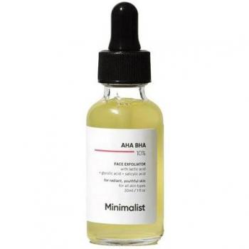 Minimalist AHA BHA 10% Face Exfoliator - 30ml