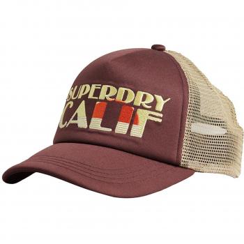 Superdry Vintage Trucker Cap Women's Brown Casual Hat