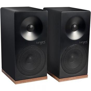 Altavoces monitor Tangent Spectrum X4 de 2 vías en color negro, fabricados en Dinamarca con potencia de 80 W