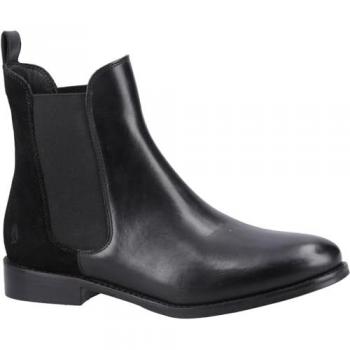 Hush Puppies Colette Women's Black Suede Ankle Boots