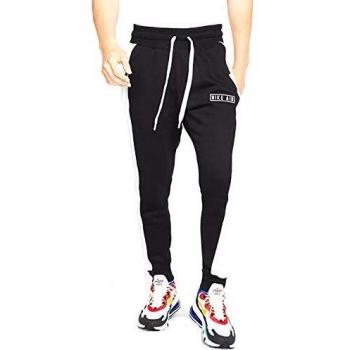 NIKE M NSW Air Pant FLC Long Sleeve Top, Hombre, Black/White/Grey Heather/White, XL