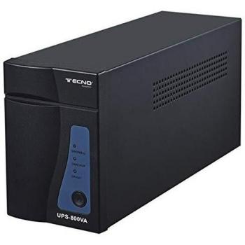 Sistema de Alimentación Ininterrumpida (UPS) Tecno TC-800VA, 0.8 kVA, 320 W, 2 Salidas AC