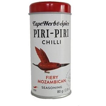 Cape Herb & Spice - Sazonador - Piri - Piri - Chilli - Fiery Mozambican - 80 Gramos
