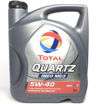 Total Quartz Ineo MC3 5 W40 Aceite de Motor, 5L
