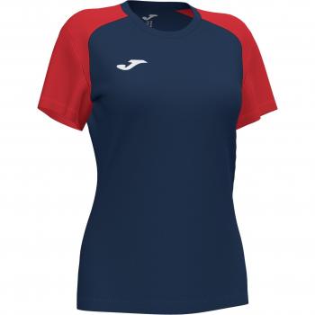 Joma Academy IV Women's Short Sleeve Football T-Shirt Navy Red