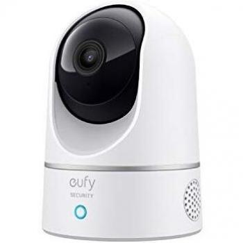 Eufy Security 2K Indoor Cam Pan & Tilt, Visión Nocturna, Control desde App, Movimiento Horizontal y Vertical