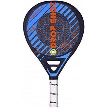 DROP SHOT Hurricane 2.0 Pala Pádel, Unisex Adulto, Negro, 360-385 gr