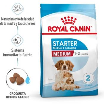 Royal Canin Medium Puppy Starter Dry Dog Food for Young and Pregnant Dogs