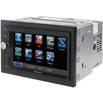 Blaupunkt Santa Cruz 370 – de Doble DIN CD/MP3 de Radio de Coche con Pantalla táctil/Bluetooth/USB/SD/iPod